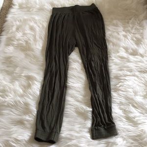 Forever 21 Contemporary Olive Green Joggers